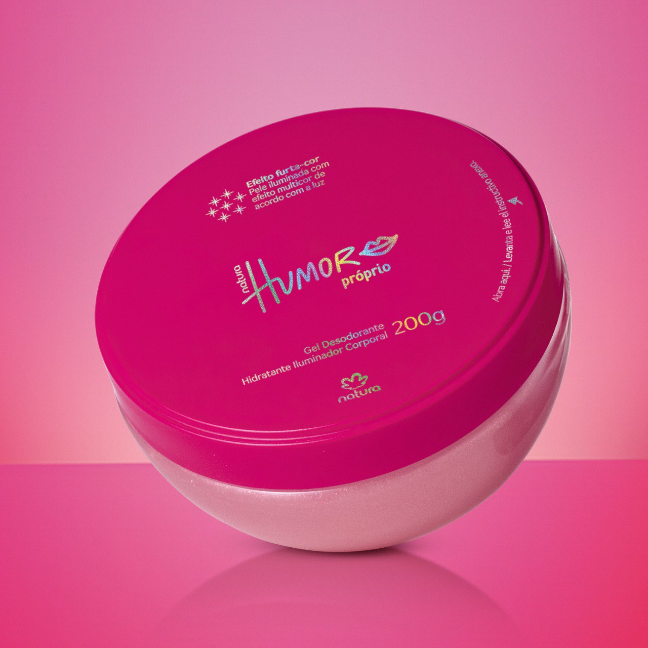Desodorante Hidratante Corporal Gel Iluminador Humor Próprio 200 g