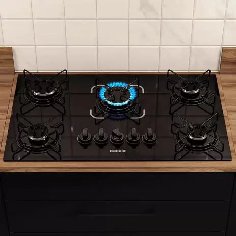 Cooktop Itatiaia Essencial 5 Bocas Preto 127/220v