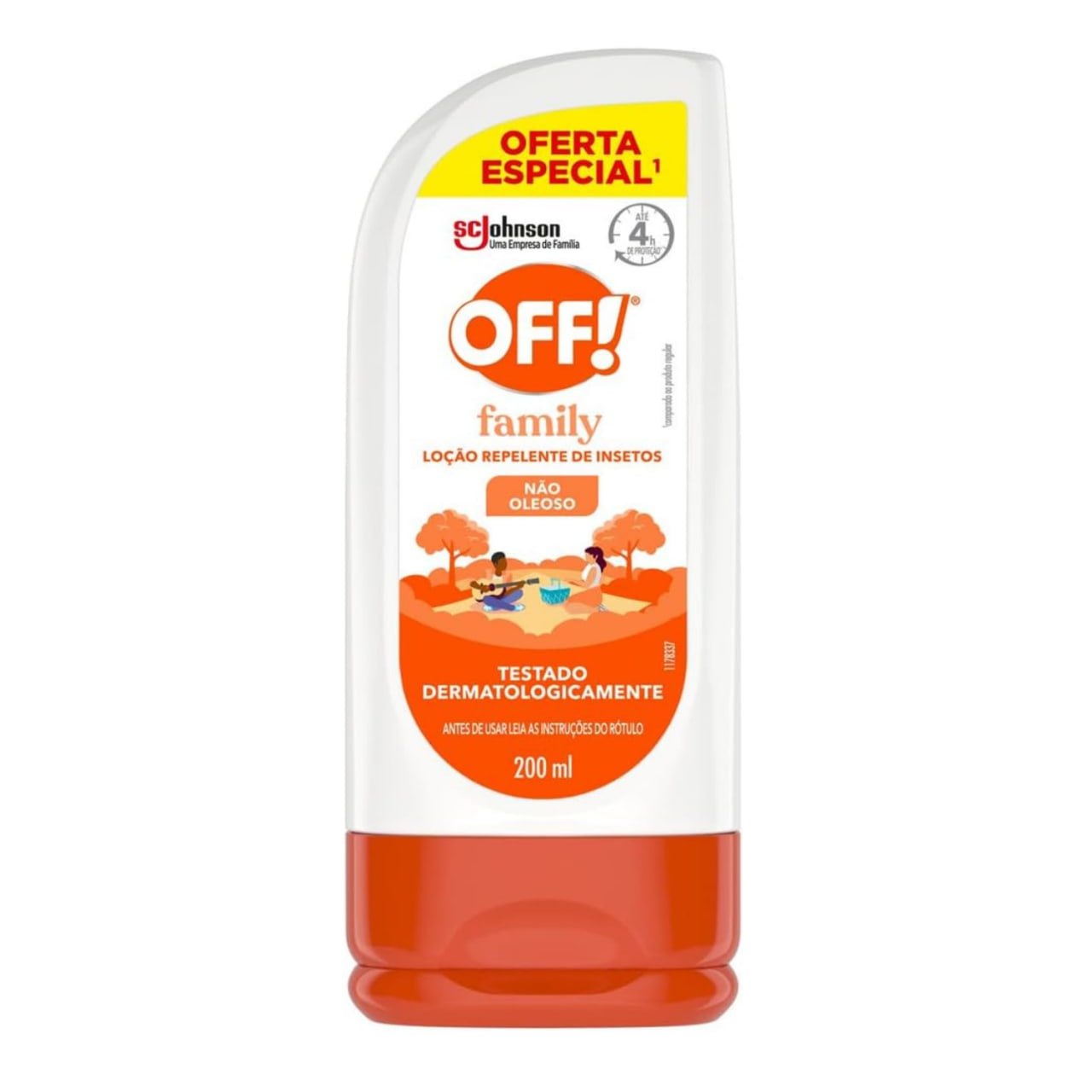 OFF! Family Loção Repelente de Insetos e Mosquitos, 200ml