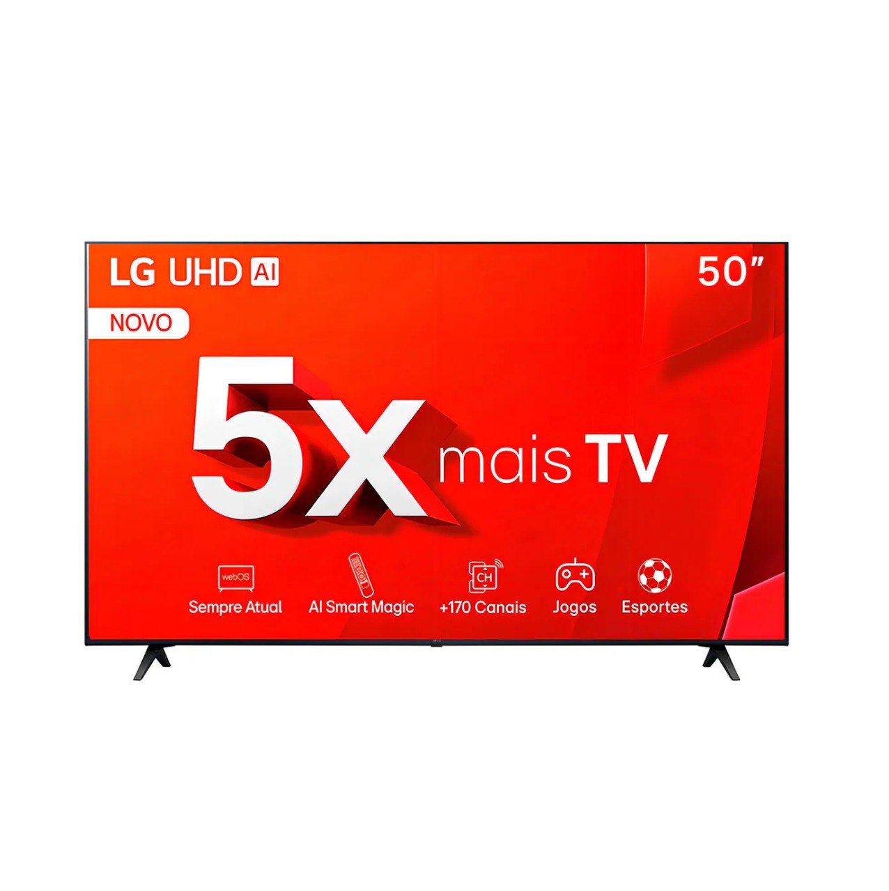 Smart Tv LG 50 4k Uhd Hdr Thinq Ai Pro Wi-fi Bluetooth Alexa Apple Airplay - 50tu801c0sa