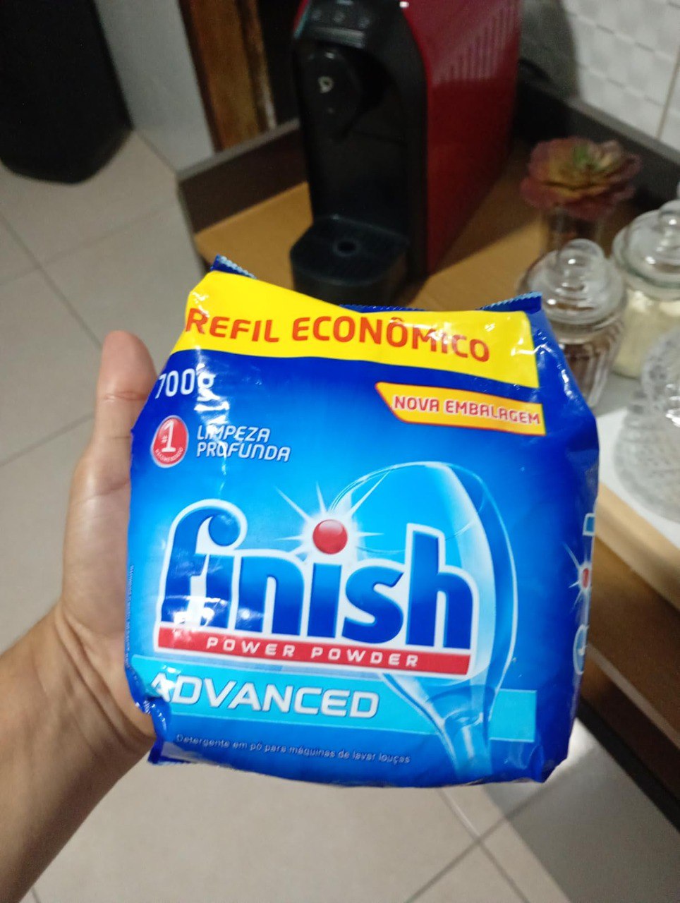 Finish Detergente para Lava Louças em pó 700g