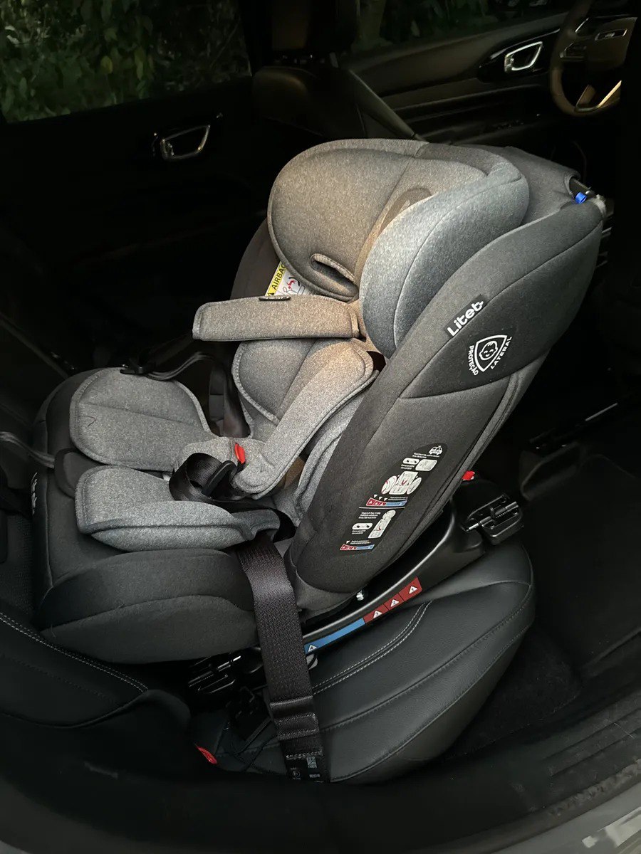 Cadeira De Carro All Stages 2.0 Isofix 0-36kgs Cinza Litet