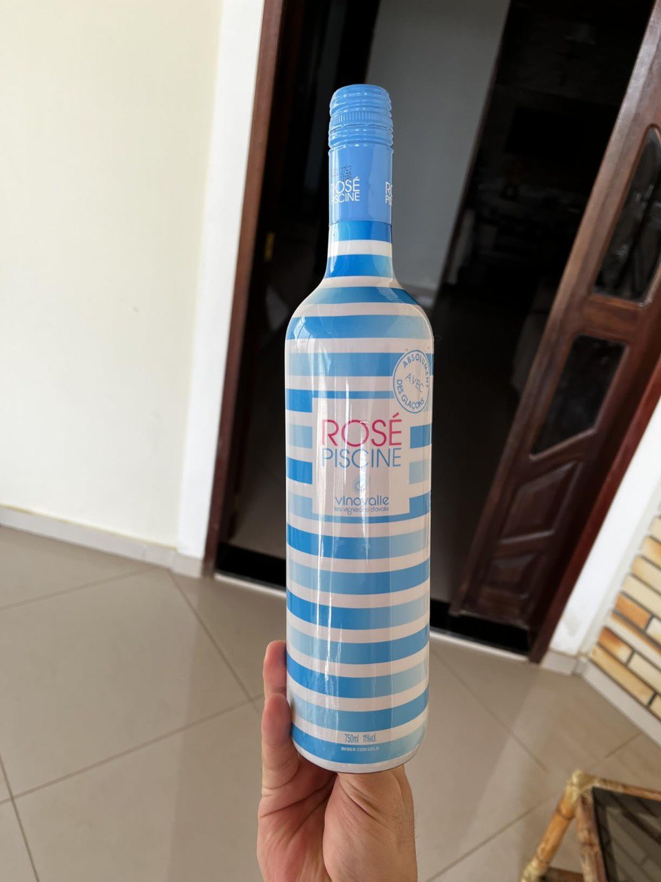 HAO BOSCH Vinho Rose Piscine Stripes Listras 750Ml