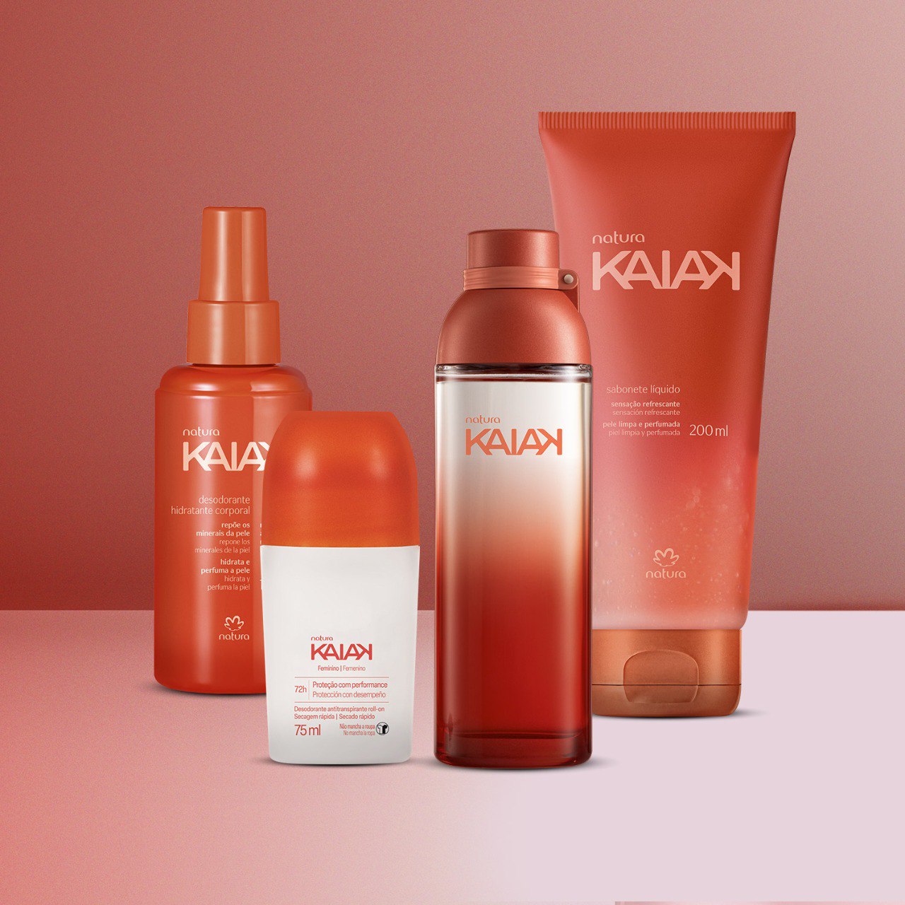 Kit Kaiak Feminino Completo (4 produtos)