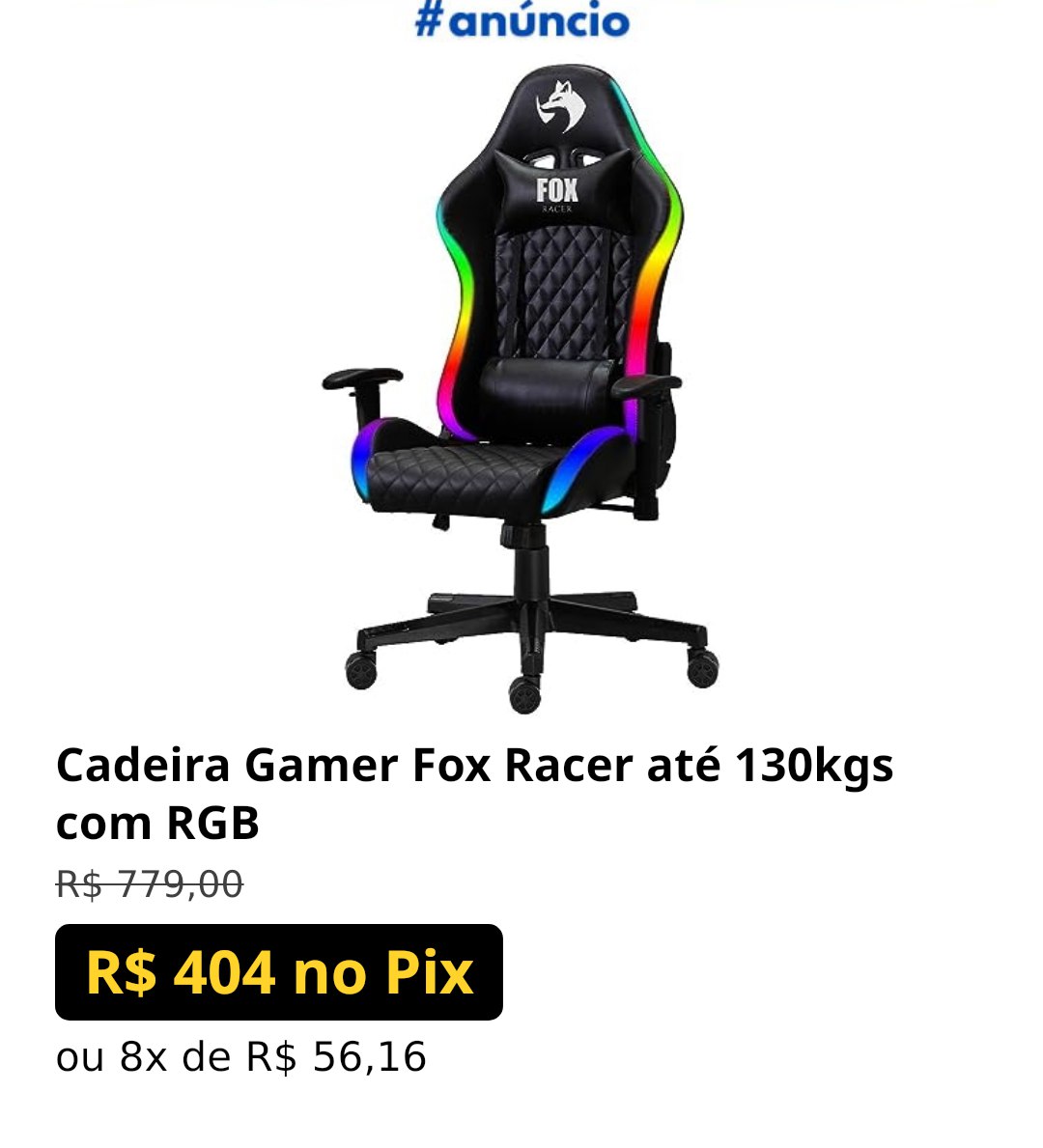 Cadeira Gamer Fox Racer