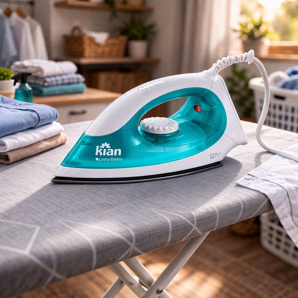 Ferro De Passar A Seco Kian Fp100 1300w Verde