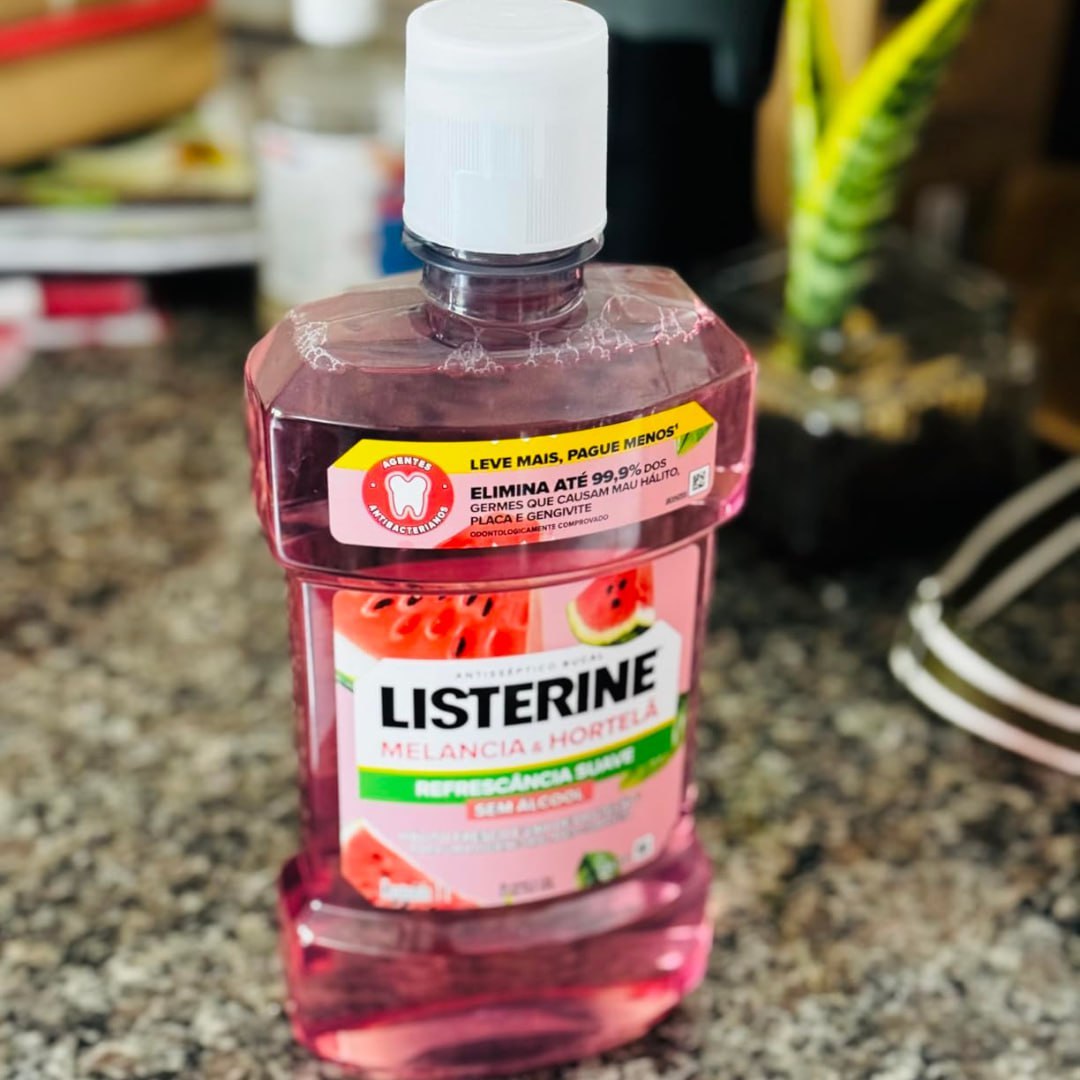 LISTERINE® Melancia & Hortelã Enxaguante Bucal Sem Álcool, 500mL