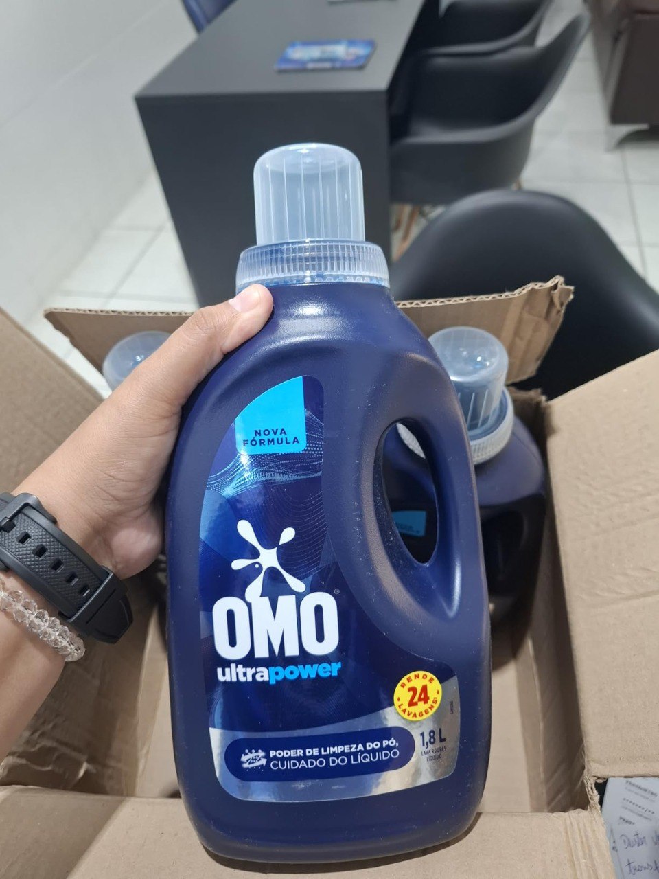 Omo Sabão Líquido Ultra Power 1,8 L