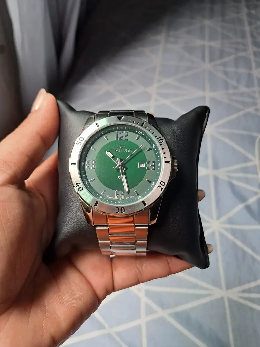 Relógio Technos Masculino Prateado Militar 2115myn/1v