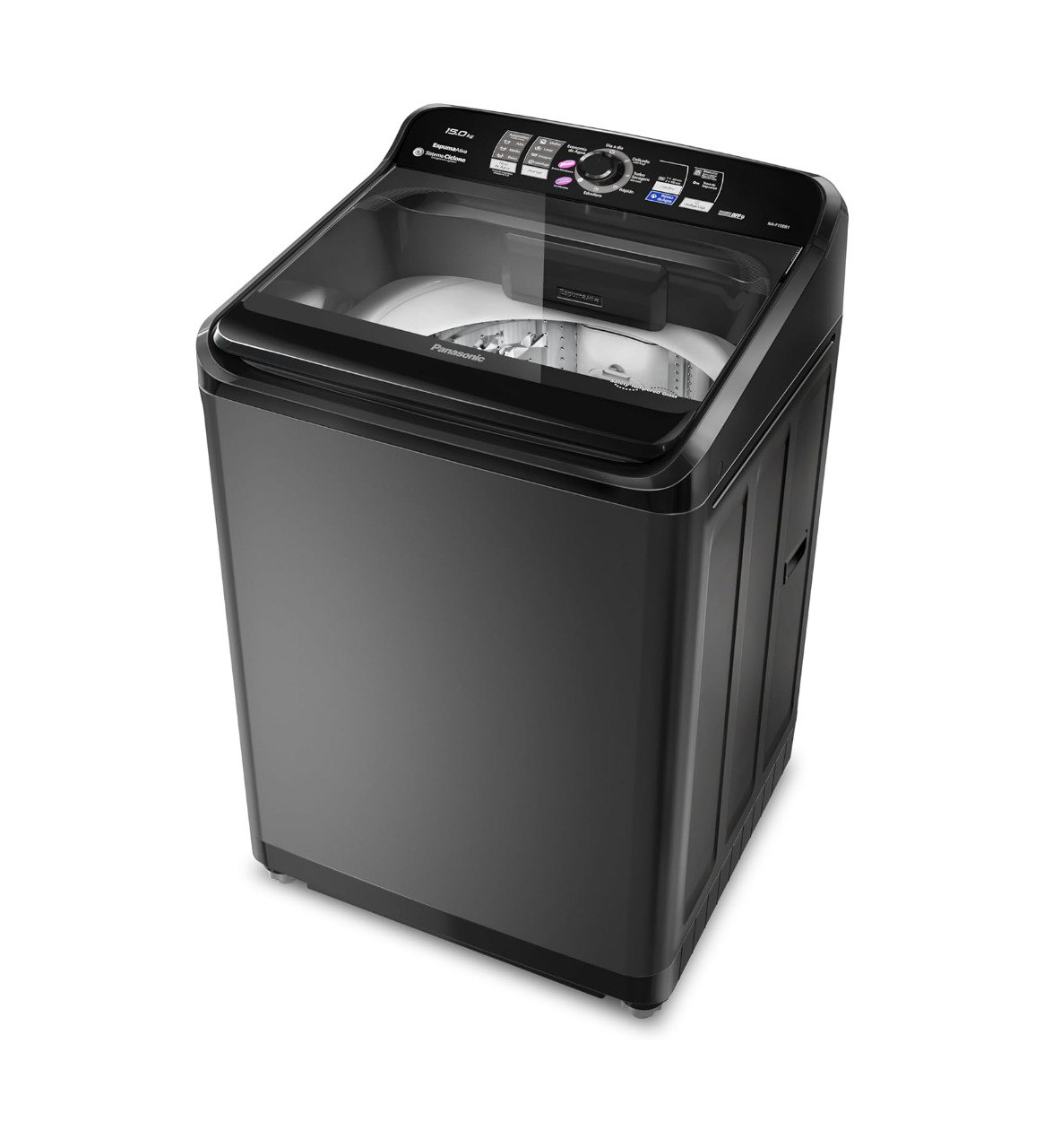 Máquina de Lavar 15kg Titânio 127v NA-F150B1T