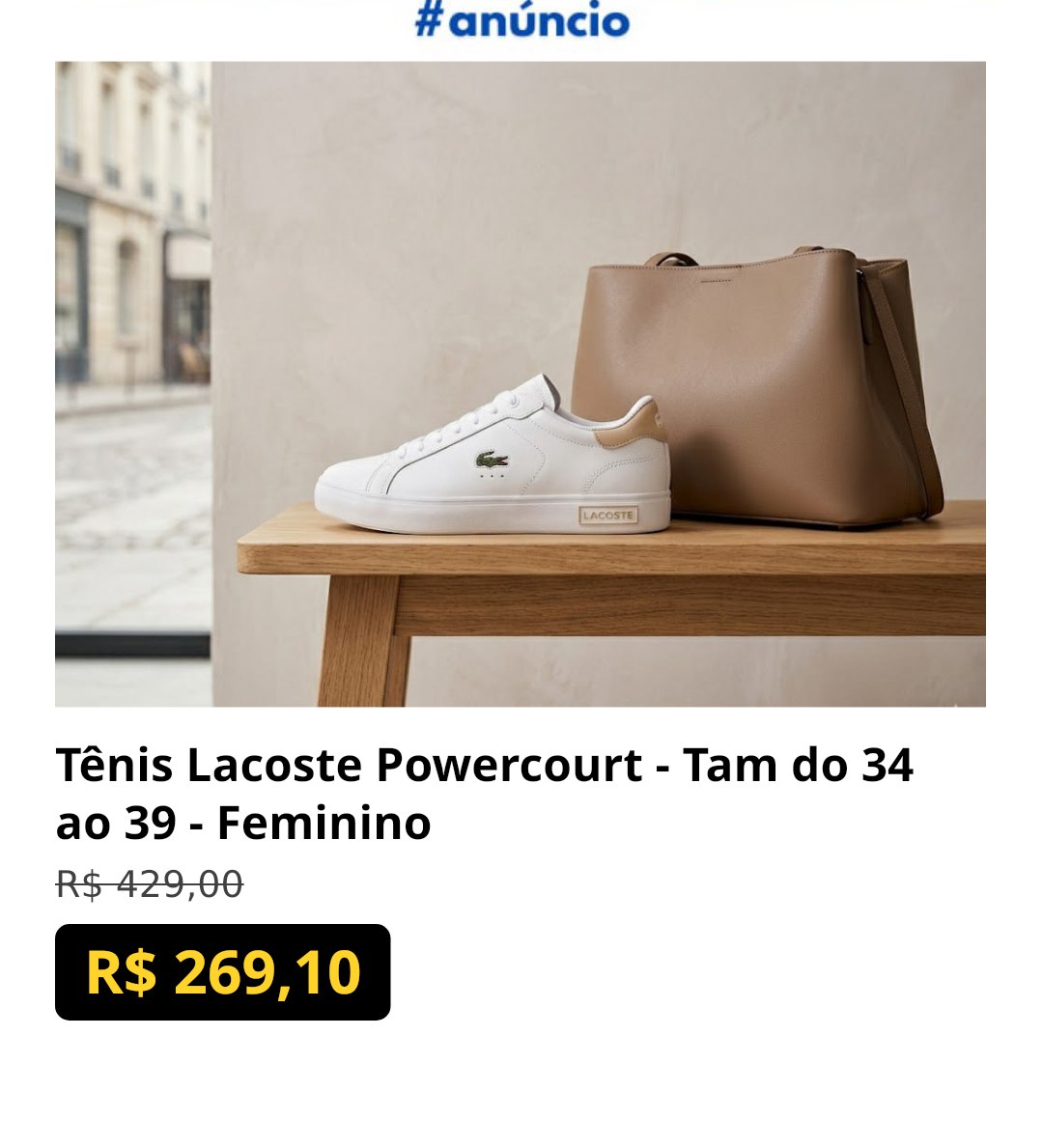 Tênis Lacoste Powercourt